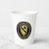 Division Cavalry Pappbecher (Vorderseite)