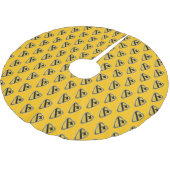 Division Cavalry Polyester Weihnachtsbaumdecke (Schrägansicht)