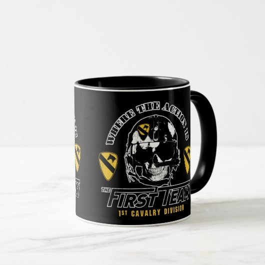 Division Cavalry Tasse (VorderseiteRechts)