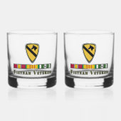 Division Cavalry Vietnam Whiskyglas (Vorderseite)