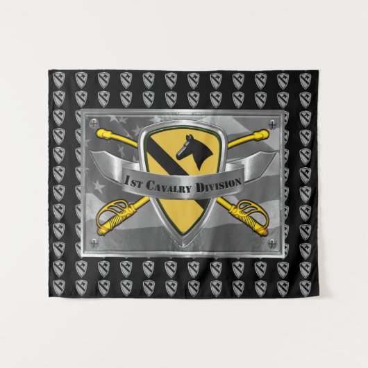 Division Cavalry Wandteppich (Vorderseite (Horizontal))