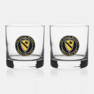 Division Cavalry Whiskyglas