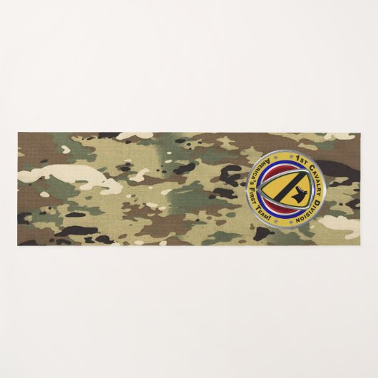 Division Cavalry Yogamatte (Vorderseite (Horizontal))