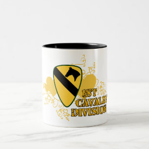 Division Cavalry Zweifarbige Tasse