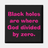 Division durch Zero Math Magnet (Vorne)