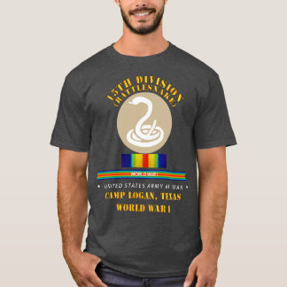 Division Rattlesnake Camp Logan Tx WWI T-Shirt
