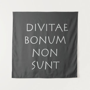 Divitae bonum non sunt wandteppich
