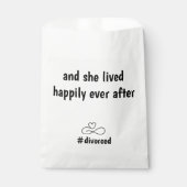 Divorce Party Gifts for Her Customize Care Package Geschenktütchen (Vorderseite)