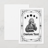 Divorce Party Invite Tarot Card Feminist Zodiac  (Vorne/Hinten)