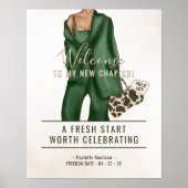 Divorce Party Welcome Sign Poster (Vorne)