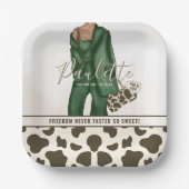 Divorce Theme Animal Skin  Pappteller (Vorderseite)