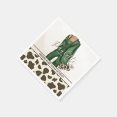 Divorce Theme Animal Skin Party Napkins Serviette (Ecke)
