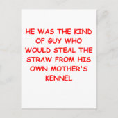 DIVORCE-Witz Postkarte (Vorderseite)