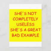 DIVORCE-Witz Postkarte (Vorderseite)