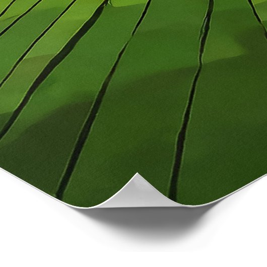 Divot King - Golf Art Print Poster (Ecke)