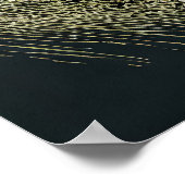 Divot King - Golf Art Print Poster (Ecke)