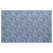 DIVVVV UP DIAMONDS Geo Indigo Boho Ikat Stoff (Yard (91,4 cm))