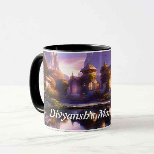 Divyanwans Morgentee Tasse (Vorderseite Links)