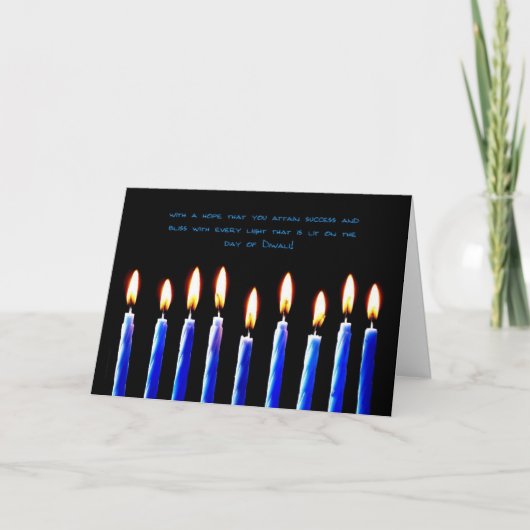 Diwali 3 feiertagskarte (Vorderseite)