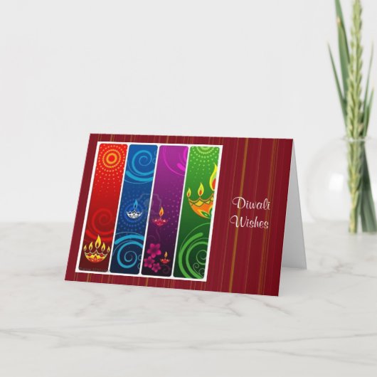 Diwali 5 feiertagskarte (Vorderseite)