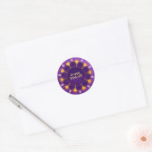 Diwali-Aufkleber Runder Aufkleber (Umschlag)