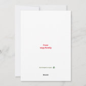 Diwali begrüßt traditionelle feiertagskarte (Rückseite)