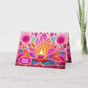 Diwali bezaubernd: Ein perfektes Wochenende in Loc Feiertagskarte