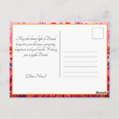 Diwali bezaubernd: Ein perfektes Wochenende in Loc Postkarte (Rückseite)