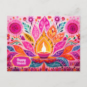 Diwali bezaubernd: Ein perfektes Wochenende in Loc Postkarte (Vorderseite)