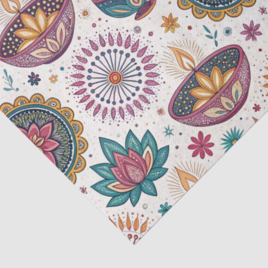 Diwali Designs und Muster Seidenpapier (Ausschnitt)