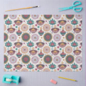 Diwali Designs und Muster Seidenpapier (Basteln)
