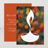 diwali diya bokeh Lichter (Vorne/Hinten)