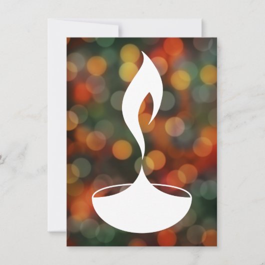 diwali diya bokeh Lichter (Vorderseite)