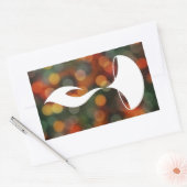 diwali diya bokeh Lichter Rechteckiger Aufkleber (Umschlag)