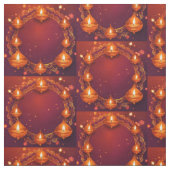 Diwali Diya Fabric Stoff (Muster)