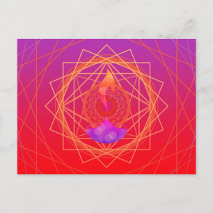 diwali diya Grüße Geografie Postkarte