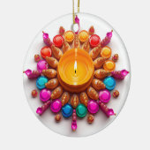 Diwali Diya Keramik Ornament (Links)