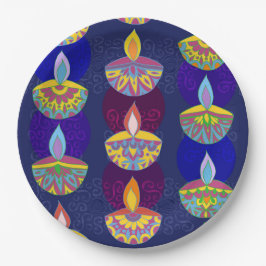Diwali Diya Lamps Pappteller