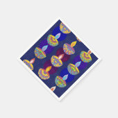 Diwali Diya Lamps Serviette (Ecke)