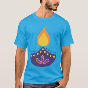 Diwali Diya T - Shirt - Feiern Sie das Festival vo