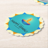 Diwali Diya Untersetzer (angewinkelt)
