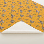 Diwali Elephant in Golden Field Toile de Jouy  Sherpadecke (3/4)
