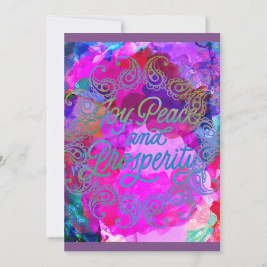 Diwali-Feier Einladung (Vorderseite)