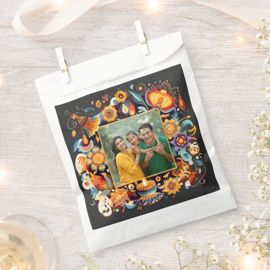 Diwali-Feier Geschenktütchen (Ausgeschnitten)