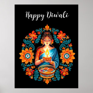 Diwali-Feier Poster