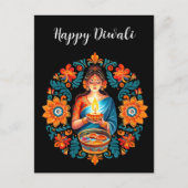Diwali-Feier Postkarte (Vorderseite)