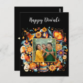 Diwali-Feier Postkarte (Vorne/Hinten)
