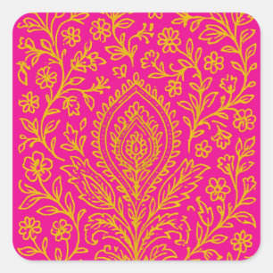 Diwali-Feiern Quadratischer Aufkleber