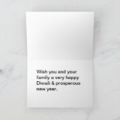 Diwali Feiertagskarte (Innenseite)