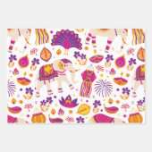 Diwali Festival of Lights Geschenkpapier Set (Vorderseite)